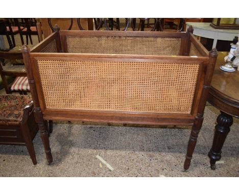 A Victorian cane sided cot