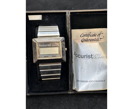 Vintage Accurist quarts wristwatch