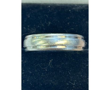 Titanium ring Weight 3.3g Size U