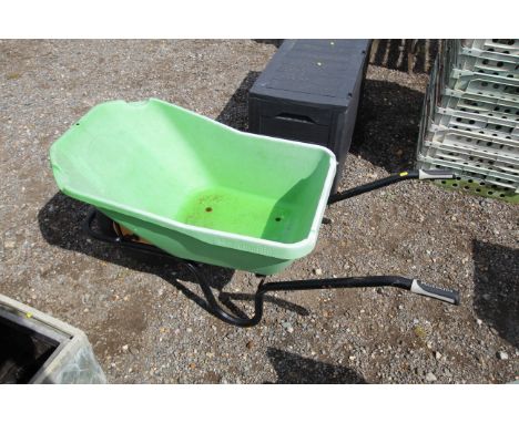 A Haemmerlin light weight plastic wheel barrow