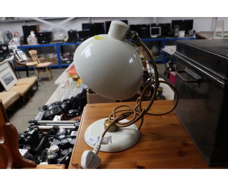 A table lamp