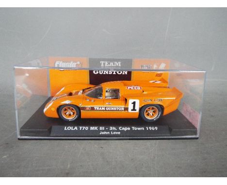 Flyslot - A limited edition Lola T70 MkIII in Team Gunston livery. # 004301. This car is number 89 of only 450 produced. The 