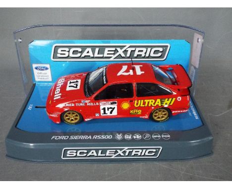Scalextric - Ford Sierra RS500 Cosworth in Palmer Tube Mills livery as driven by Dick Johnson and John Bowe. # C3740. The car