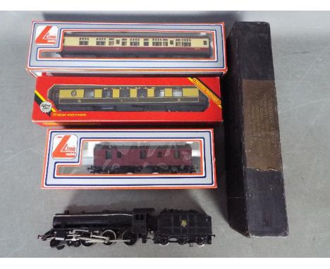 Graham Farish, Lima, Horny - A boxed vintage Graham Farish OO gauge 4-6-0 'Black Five' steam locomotive and tender Op.No. 447