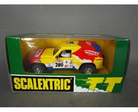 Scalextric - TT - limited edition Nissan Patrol TT 4 x 4 Granada-Dakar rally car. # 6510. This is thought to be one of only 6
