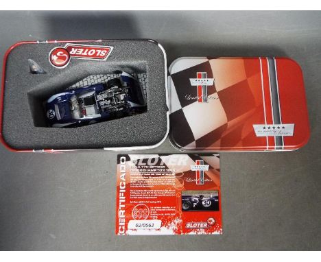 Slotter Classics - A limited edition Lola T70 Spyder as driven by Dan Gurney at Bridgehampton in 1966. #9518. This car comes 
