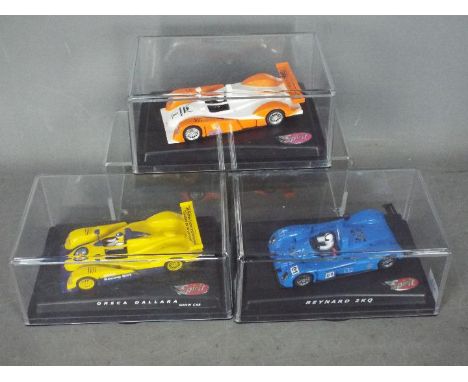 Spirit - 3 x cars including 2 x Oreca Dallara and 1 x Reynard 2KQ including Dallara in yellow show car livery. All three cars