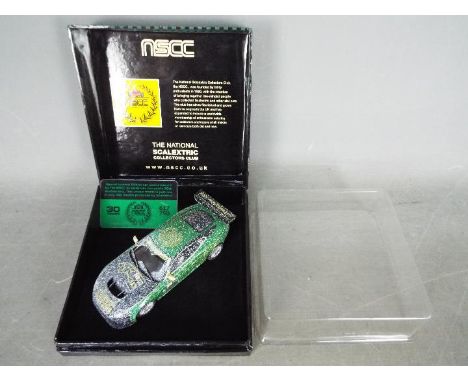 Scalextric - NSCC - A limited edition Jaguar XKR GT3 in snow covered finish, this car is number 617 of 750 produced for the N