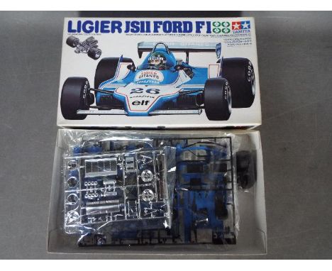 Tamiya - A boxed vintage 1979 Tamiya #20012 1:20 scale 'Grand Prix Collection Series' '#12 Ligier JS11 Ford F1 plastic model 