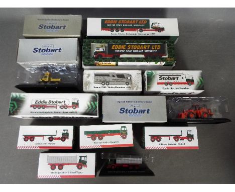 Atlas Editions, Lledo - Twelve boxed 1:76 scale 'Eddie Stobart' themed diecast model vehicles predominately by Atlas Editions