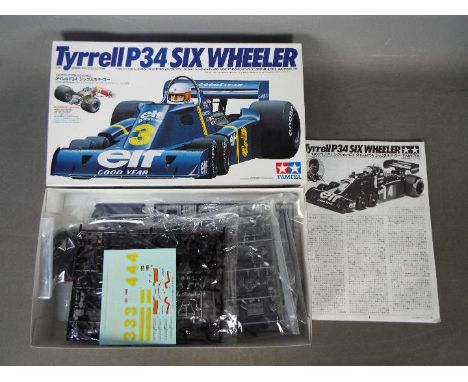 Tamiya - A boxed 1993 release Tamiya #20001 1:20 scale 'Grand Prix Collection Series' #1 Tyrell P34 Six Wheeler plastic model