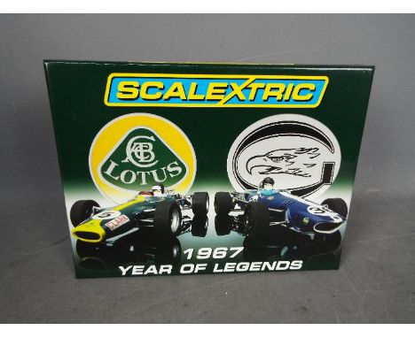Scalextric - A limited edition 1967 Year of Legends Lotus and Eagle-Gurney Weslake V-12. # C2923A. This set is number 2269 of