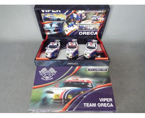 Fly - A three car Team Oreca Chrysler Viper GTS-R Le Mans set from the Historical Teams Collection. # 96040. The models appea
