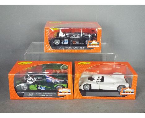 Slot.it - NSCC - 3 x Lola LMP models including self assembly model in white, a B11/80 2011 Le Mans model and a limited editio