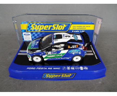 Scalextric - SuperSlot - Limited edition Ford Fiesta RS WRC Dani Sordo car. This is number 1795 of only 1800 produced. The ca