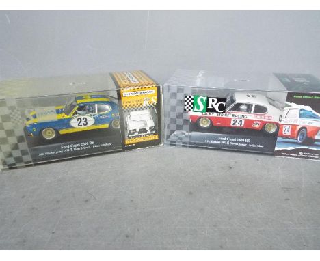SRC - Slot Racing Company - 2 x Ford Capri RS 2600 models including a limited edition Jochen Mass car which is number 132 of 