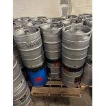 (24) Stainless Steel Stackable Half Barrel Kegs | Rig Fee $100