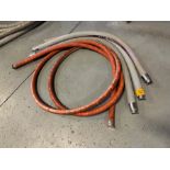 Lot of (3) 5' and (1) 20' Brew Hoses | Rig Fee $50