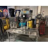 Cask 2-Head Can Filler/Seamer with Stainless Steel Table | Rig Fee $100
