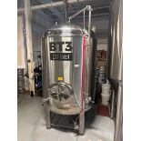 Stout 20 BBL Stainless Steel Brite Tank - Dish Bottom, Glycol Jacketed, Mandoor, Zw | Rig Fee $1000