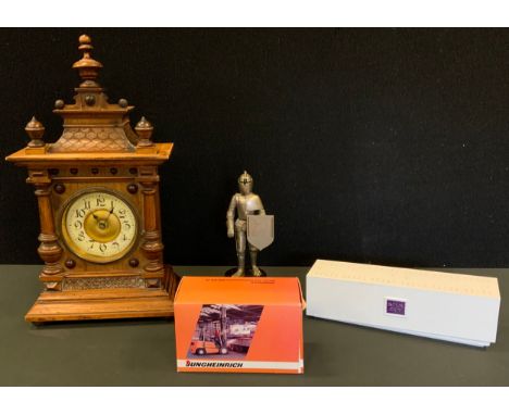 Boxes and Objects - Jungheinrich diesel fork lift truck model, boxed;  Silkcut advertising dominos, Knight music table lighte