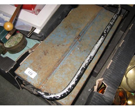 A metal toolbox 