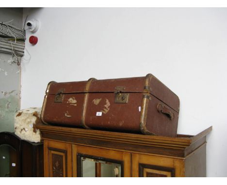 A vintage travel trunk 