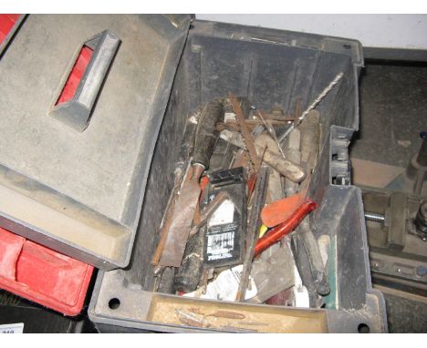 A toolbox with tools 