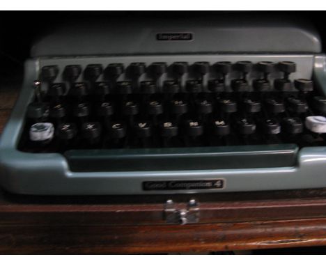 An Imperial Good Companion 4 typewriter in original case 