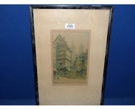 A framed print titled 'The Blue Shield Raven' by T. Waghorn.