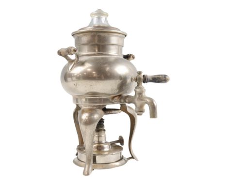 An early 20th Century Universal No 002 patent electroplate coffee percolator by Landers, Frary &amp; Clark of New Britain, Co
