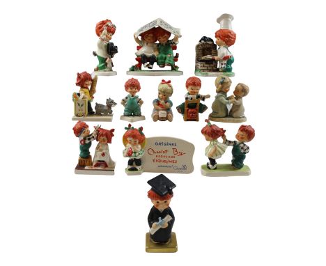 A group of Goebel Hummel figurines, tallest 17 cm