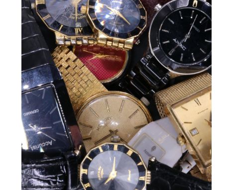 Rotary, Accurist, DKNY and other vintage and contemporary wristwatches