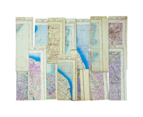 A group of Second World War Ordnance Survey War Revision military maps of Great Britain