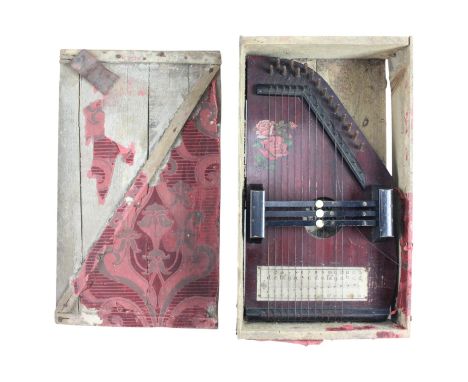 An early 20th Century Auto Harp, 34 cm