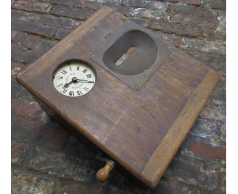 Gled-hill Brooks Huddlesfield Time Recorder clock c.1950s