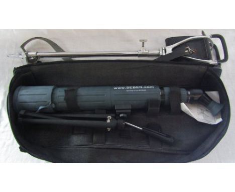 Seben sporting scope 20-60x60 &amp; a shooting stick