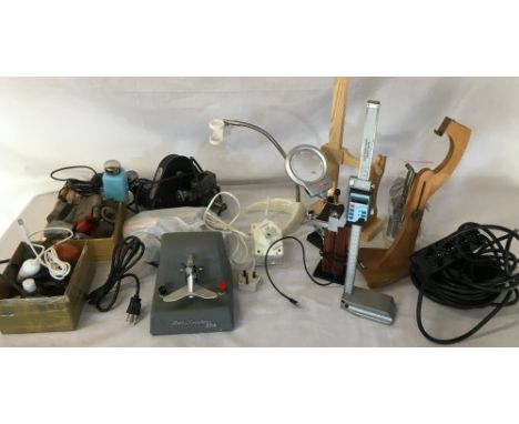 Various watch makers tools &amp; equipment etc