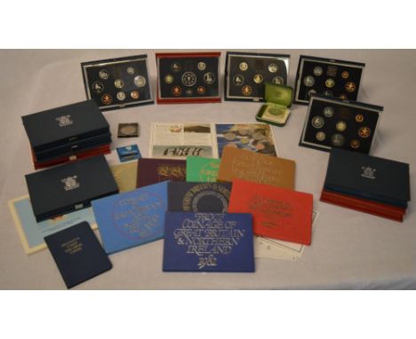Quantity of GB coins including Britains First Decimal Coins, proof sets, coinage sets etc 