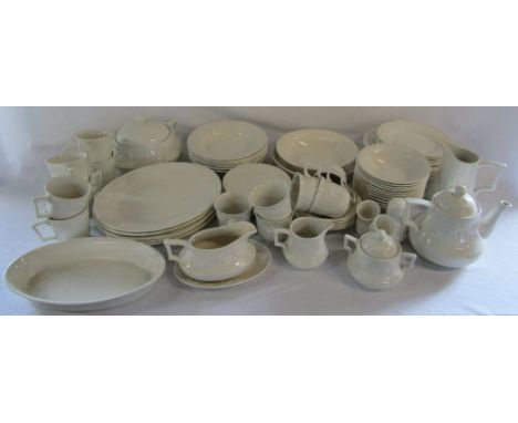 2 boxes of cream dinner/tea service
