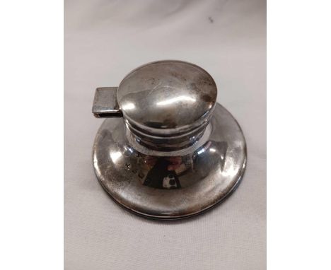 A SILVER CAPSTAIN INK STAND, B'HAM