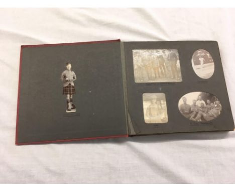 PHOTO ALBUM WITH OLD EARLY 1918 ETC PHOTO'S OF THE ARMY IN NORTHERN INDIA &amp; OTHER AREAS