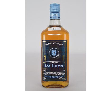 Fles 70 cc Mc. Intyre Scotch whisky. - Bottle 70cc Mc. Intyre Scotch whisky.