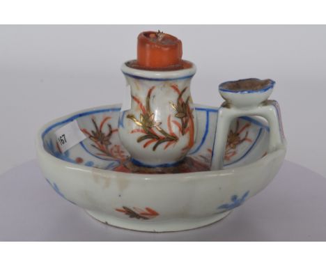 Chinees gekleurd porseleinen imari blaker 19e eeuw, gemerkt. - Chinese colored porcelain imari sconce. 19th century, marked. 