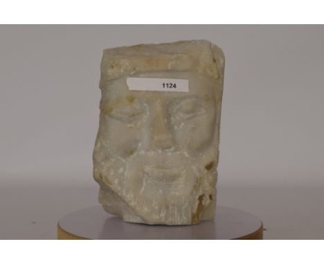 God Bess stenen portret uit museumwinkel Alexandrië. - God Bess stone portrait from museum store Alexandria