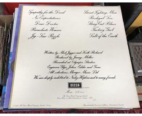 A collection of various LP records including THE BEATLES "White Album" (No. 0129089 with poster and four portraits), "Magical