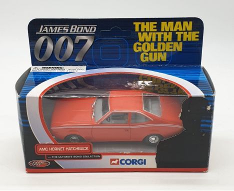 Vintage boxed Corgi James Bond car. AMC Hornet Hatchback from 'The Man with the Golden Gun'. James Bond 007 in original box. 