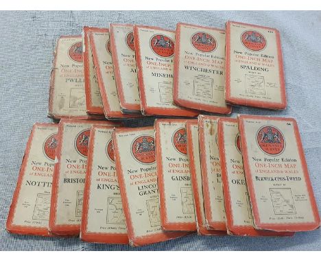 A large selection of vintage Ordnance Survey Maps