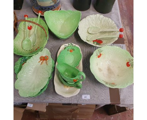 A large selection of assorted vintage Carltonware and Beswick ceramics, shipping unavailable
