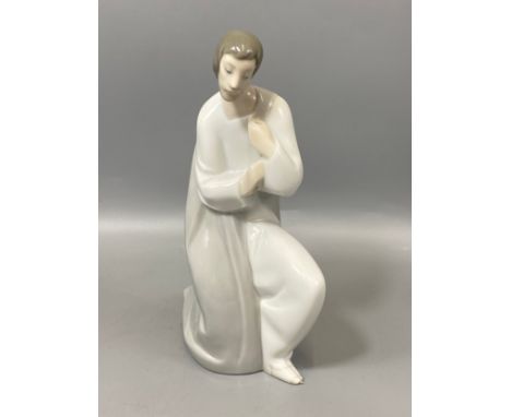 Lladro 4533 saint Joseph signed by maker but missing his stick 